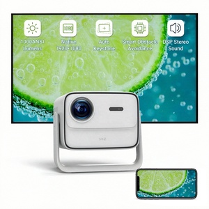 Proyector de Video Inteligente Vidaa-<span class=keywords><strong>TV</strong></span> System Oficial Full HD 1080P, Proyector Digital Wifi para Reuniones Inalámbricas, Cine en Casa 4K con Láser - Product Image 1