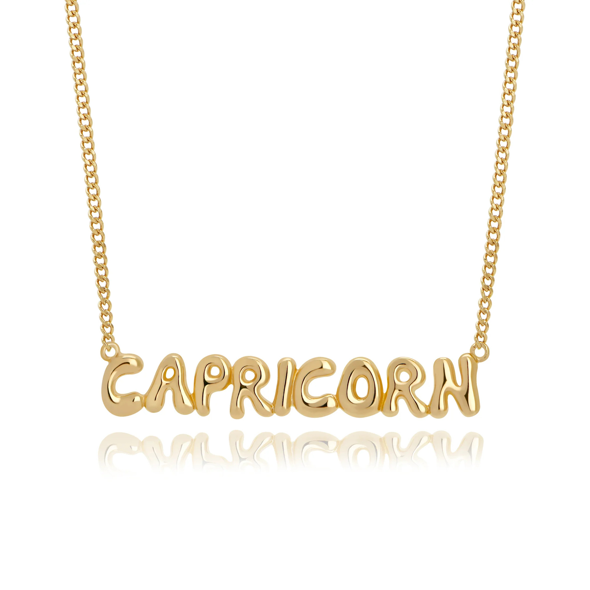 Collier Zodiaque Capricorne Bulle