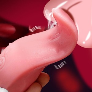 Simulated Electric Tongue Vibration Stick <b>Masturbation</b> Device for Women, Strong Vibration, Silent Heating, Couple Flirting - Product Image 4