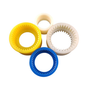 Nylon Sleeve Bushings Custom Made Press Fit Plastic Parts For Gear <b>Washers</b> Mold Making - Product Image 1