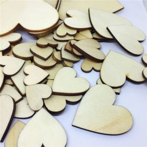 Unfertige Holzherzen zum Basteln: Blanko-Herzformen aus Holz für DIY-Projekte und Dekoration - Product Image 1