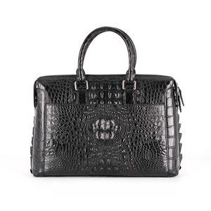 <span class=keywords><strong>Porte</strong></span>-<span class=keywords><strong>documents</strong></span> de sac en <span class=keywords><strong>cuir</strong></span> de crocodile véritable de style designer classique personnalisé <span class=keywords><strong>porte</strong></span>-<span class=keywords><strong>documents</strong></span> de sac à main pour hommes et femmes - Product Image 2