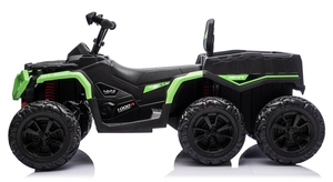 Auto Elettrica ATV a Sei Ruote per Bambini 2-4 Anni, Rimorchio in Plastica per Auto Giocattolo 5-8 Anni - Product Image 6