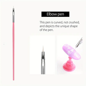 BOMEIJIA 15 piezas lápiz de manicura punteado pintura diseño acrílico <span class=keywords><strong>uñas</strong></span> arte pinceles para manicura decoración de pluma - Product Image 5