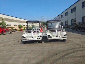 Voitures électriques de tourisme - Style classique ancien, couleur personnalisée, batterie au plomb-acide, 4 à 17 places, vitesse maximale de 60 km/h, transport spécial - Product Image 4