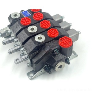วาล์วไฮดรอลิกแบบรวมหลายทาง HSDS15 60 ลิตร/นาที แบบแมนนวล 3 ทาง G1 2 315 บาร์ เหล็กหล่อ 6 ทาง - Product Image 3