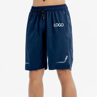 Short de jogging élastique à séchage rapide en tissu tissé extensible dans les 4 sens respirant personnalisé demi-pantalon OEM short de course de gym pour hommes