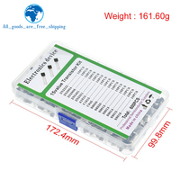 Kit de boîte à Transistor TO-92, 15 pièces, 600 pièces, 2N2222 A1015 C945 C1815 S8050 S8550 S9012 S9013 S9014 S9015 2N3904 2N3906 2N5401 2N5551