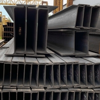Viga de acero galvanizado de columna universal de inmersión en caliente de sección H estándar para poste de muro de contención