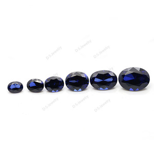 34 #   Pierre de <span class=keywords><strong>saphir</strong></span> bleu, taille ovale, <span class=keywords><strong>saphir</strong></span> bleu <span class=keywords><strong>synthétique</strong></span>, prix par carat - Product Image 2