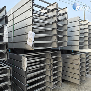 NEMA 2มาตรฐานเคลือบผงอลูมิเนียมทาสี HDG สแตนเลสเคเบิลบันได2 ''4'' 6 ''8" ความสูง - Product Image 2