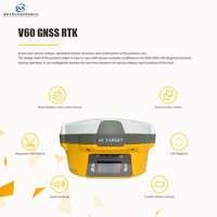 Récepteur GNSS professionnel V60 Hi-Target V Android GPS RTK 460mhz externe UNF, IP67, Bluetooth 30 V200 Plus, WiFi, portée 5km