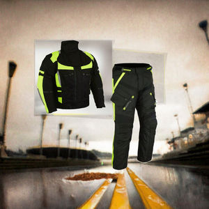 Combinaison de course moto pour homme en textile Cordura imperméable et respirant - Product Image 3