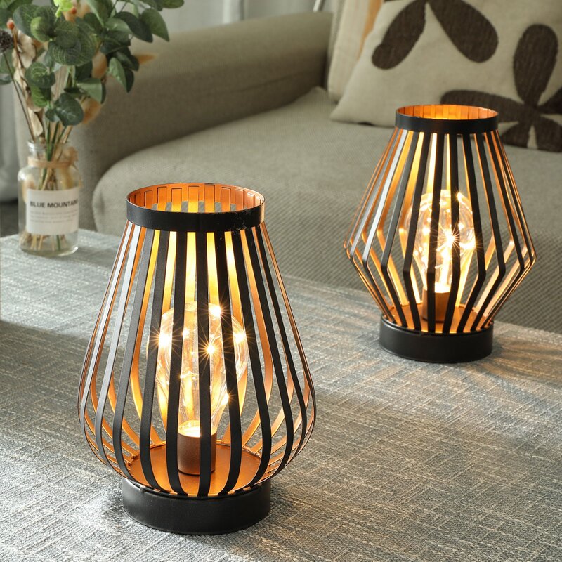 High quality new battery powered outdoor table lamp outdoor garden lights