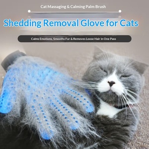 Gant de toilettage pour animaux de compagnie, anti-poils, pour chats et chiens, en gel de silicone, brosse anti-<span class=keywords><strong>puces</strong></span>, rouleau auto-nettoyant pour enlever les poils d'animaux - Product Image 5