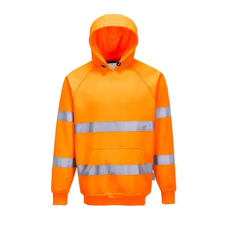 15 Jaar Fabrikant Hoge Zichtbaarheid Werkkleding Uniform Unisex Reflecterende Veiligheid Hi Vis Hoodie