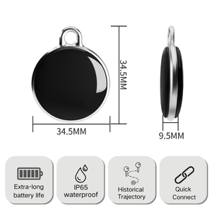 Collier avec <span class=keywords><strong>puce</strong></span> d'identification intelligente certifiée MFi, balise NFC anti-perte, localisateur pour chiens et chats de toutes races - Product Image 3