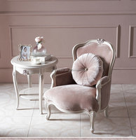 OE-FASHION Salon Mobilier De Salon classique Fauteuil Rose Luxe Unique Canapé chaise rose canapé