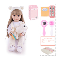 Muñeca Bebé Reborn de Silicona Inteligente, Puede Agitar la Cabeza, Mover las Manos, Hablar, Grabar y Realizar Múltiples Funciones