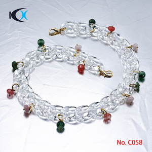 Acrilico Trasparente Sacchetto di Plastica Catena di Accessori Fai da Te in Resina Trasparente di Ricambio Del Sacchetto Della Cinghia per Borsa Della Spalla - Product Image 2