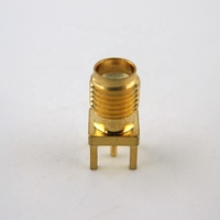 Conector Coaxial RF de 12.4GHz, Resistente al Agua, Altamente Recomendado, Conector SMA Hembra para Montaje en PCB