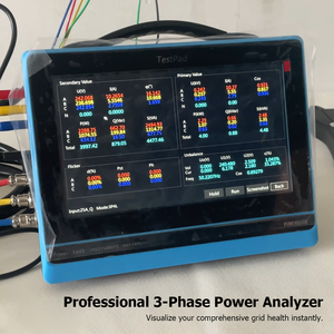 Analizador de Calidad de Energía Electrónica Trifásico Multicanal ZWDZ501A, Osciloscopio en Tiempo Real, Alta Precisión, Evaluación de THD de 2-64 Interarmónicos - Product Image 4