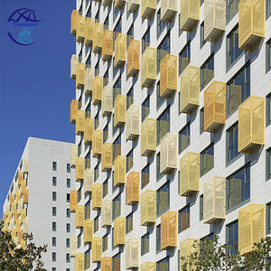 Couvercle de <span class=keywords><strong>climatiseur</strong></span> <span class=keywords><strong>extérieur</strong></span> carré en métal aluminium personnalisable OEM pour volets de distributeur de moteur de gymnase - Product Image 3