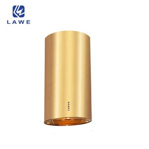 Lawe Island <span class=keywords><strong>hotte</strong></span> de cuisine 110 V villa commerciale ouverte cuisine <span class=keywords><strong>noire</strong></span> <span class=keywords><strong>cylindrique</strong></span> top aspiration ventilation silencieuse cheminée cuisine - Product Image 4