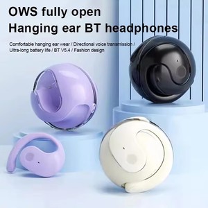 หูฟังไร้สายแบบใส่ในหู BY01 OWS Mini TWS พร้อมไฟ LED แสดงสถานะแบตเตอรี่ ชิปเซ็ต JL ตัดเสียงรบกวน กันน้ำระดับ IPX5 ไฟ RGB สำหรับเล่นเกม เชื่อมต่อผ่านบลูทูธ - Product Image 6