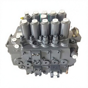 SH120-3 SH120 ส่วนประกอบวาล์วควบคุมหลักไฮดรอลิกของรถขุด SH120-3 ชุดควบคุมเครื่องยนต์หลัก - Product Image 1