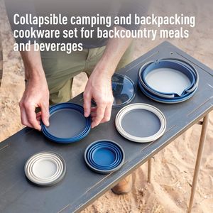 Tazón de Silicona Plegable para Ensaladas, de Grado Alimenticio, Personalizable, Accesorios de Camping para Viajes y Senderismo al Aire Libre - Product Image 6
