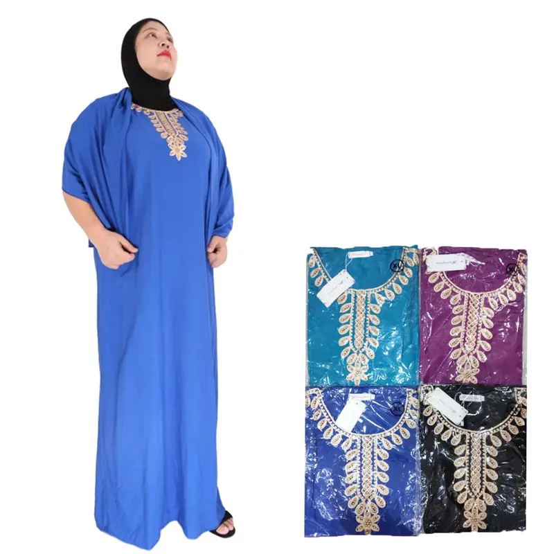 Abaya เสื้อผ้าแฟชั่นสำหรับผู้หญิงชาวมุสลิมแบบดั้งเดิม,เสื้อผ้าสำหรับผู้หญิงอิสลามแบบอบายดอกไม้แขนสั้นรุ่นใหม่ล่าสุดปี2020