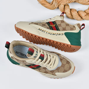 Zapatos Deportivos y Casuales de Moda para Caminar con Suela Gruesa que Aumenta la Estatura, Parte Superior de Microfibra de Alta Calidad, Personalizados sin Cordones para Parejas - Product Image 3