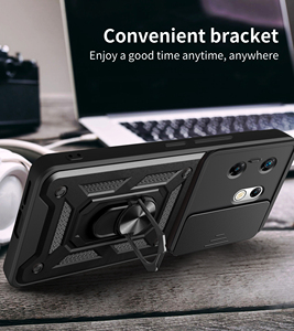 Cassa del telefono di protezione della finestra dello Slide per le coperture 4G di infinix <span class=keywords><strong>zero</strong></span> 30 con il cavalletto - Product Image 5