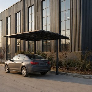 <span class=keywords><strong>Abri</strong></span> pour véhicule, prix usine, revêtement UV 50-100 micromètres, type L, 3m x 5.5m, plaque en polycarbonate massif, pente réglable - Product Image 6