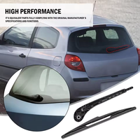 Kit de mécanisme d'essuie-glace arrière durable, bras d'essuie-glace arrière pour Renault Clio 3 2005-2014