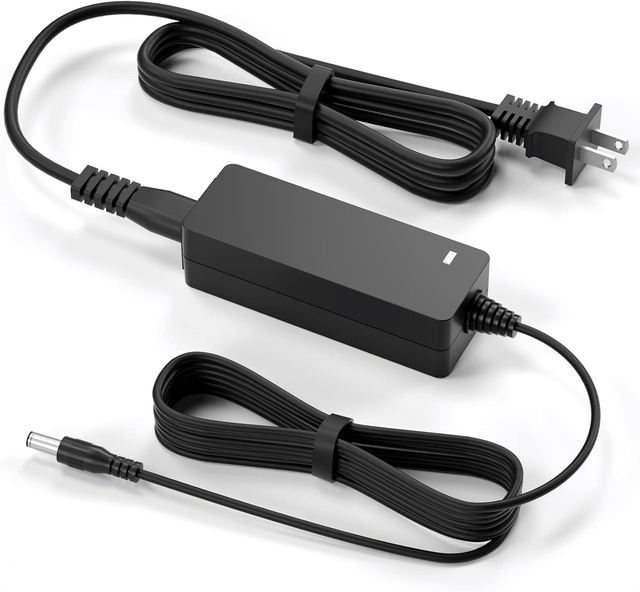 19V 2.1A 40W AC DC Power Adapter with LED 6.5x4.4mm Plug in PC ABS US Power Cord Mark