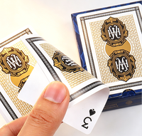 Nouvelles cartes de poker personnalisées de qualité supérieure, impression et fabrication de jeux de cartes en plastique double face sur mesure