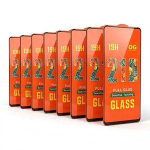 Protector de Pantalla de Vidrio Templado 21D con Pegamento Completo 19H para OPPO <span class=keywords><strong>A96</strong></span> A80 A40 A60 A97, Antihuellas, Sin Burbujas, HD, Transparente - Product Image 3