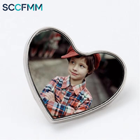 SCCFMM 60 piezas Botones de sublimación para transferencia térmica, base en blanco para coser, para manualidades DIY