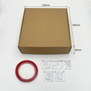 Couvre-embellisseurs d'éclairage pour Jeep Wrangler JL 2018-2022, kit d'anneaux de phares en ABS avec ruban adhésif - Product Image 1