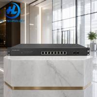 Commutateur Ethernet Gigabit géré 10 ports LS-5120V3-10P-LI, 8x GE + 2x SFP Uplink, routage statique de couche 3, protection contre les surtensions 6KV