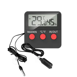 Reptile Digital Thermometer And Hygrometer With Remote Sensor