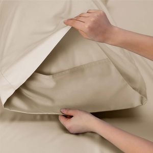 Ensemble de draps de lit en bambou 4PCS ensemble de draps de lit/housse de couette ensemble de literie avec <span class=keywords><strong>taie</strong></span> d'<span class=keywords><strong>oreiller</strong></span> - Product Image 6