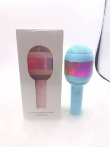 Hot Sell <b>Wireless</b> Condenser Microphone LED Lights Portable Handheld Speaker - Product Image 4