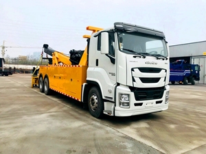 Camion de dépannage et de remorquage Isuzu 6x4 30 tonnes de haute qualité avec grue à rotation complète <span class=keywords><strong>pour</strong></span> le levage de véhicules et le récupération routière, à vendre - Product Image 1
