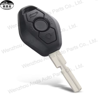 Hotsale 3 Boutons Voiture Clé Shell Véhicule Clé Cas Remplacement pour BMW X3 X5 Z3 Z4 E39 E46 3/5/7