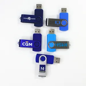 Custom LOGO Plastic Swivel USB Flash Drive USB memory STICK 64MB 128MB 256MB 512MB 1GB 2GB 4GB 8GB 16GB 32GB 64G 128GB Capacity