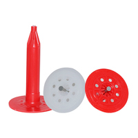 Cheville murale en plastique HDPE cannelée écologique pour béton, vente en gros directe d'usine professionnelle chinoise, personnalisable