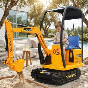 VEKAIN Coches y Excavadoras para Niños, Atracción Recreativa que Funciona con Monedas, Juego de Parque de Aventuras Interior/Exterior para Centros Comerciales Públicos - Product Image 5